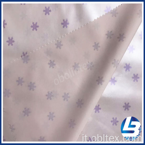 OBL20-974 Nylon Taffeta Stail Stampa tessuto per cappotto